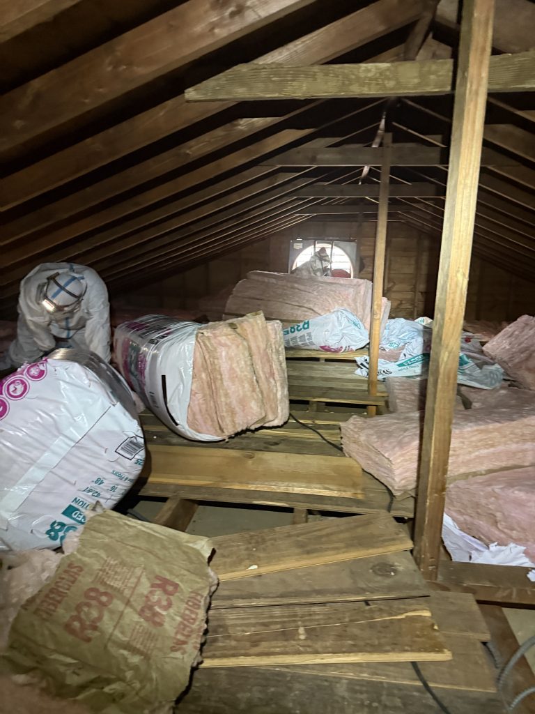 New attic insulation installation in Somerset County, NJ